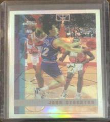 John Stockton [Refractor] Basketball Cards 1997 Topps Chrome Prices
