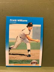 Frank Williams #287 Baseball Cards 1987 Fleer Prices