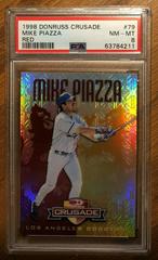 Mike Piazza [Red] #79 Baseball Cards 1998 Donruss Crusade Prices