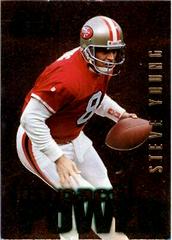 Steve Young #IP18 Football Cards 1995 Skybox Impact Power Prices