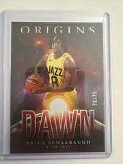 Brice Sensabaugh #1 Basketball Cards 2023 Panini Origins Dawn Prices