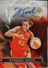 Nykesha Sales [Red] #OA-NKS Basketball Cards 2023 Panini Origins WNBA Autographs Prices