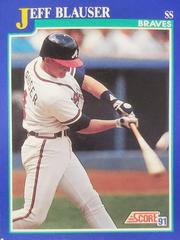 Jeff Blauser #52 Baseball Cards 1991 Score Prices