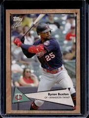 Byron Buxton [Shipwreck Wood] #15 Baseball Cards 2022 Topps X Naturel 1952 Prices