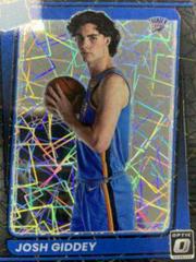 Josh Giddey [Black Velocity] #152 Basketball Cards 2021 Panini Donruss Optic Prices