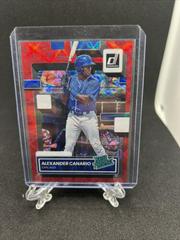 Alexander Canario [Red] Baseball Cards 2022 Panini Donruss Rated Prospects Prices