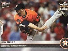 Ryan Pressly #WS-4 Baseball Cards 2022 Topps Now World Series Champions Prices