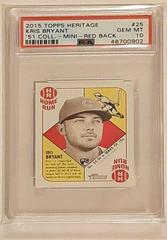 Kris Bryant [Mini Red Back] #25 Baseball Cards 2015 Topps Heritage '51 Collection Prices