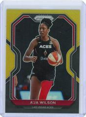 A'ja Wilson [Black Gold Prizm] #13 Basketball Cards 2021 Panini Prizm WNBA Prices