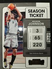 Keldon Johnson #1 Basketball Cards 2021 Panini Contenders Prices