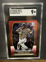 Fernando Tatis Jr. [Red] #28 Baseball Cards 2023 Bowman Chrome Prices