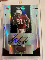 Anquan Boldin [Mirror Emerald Autograph] Football Cards 2004 Leaf Certified Materials Prices