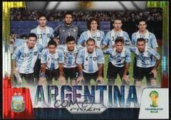 Argentina [Yellow & Red Pulsar] #2 Soccer Cards 2014 Panini Prizm World Cup Team Photos Prices