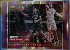 Cole Anthony [Purple Laser] #21 Basketball Cards 2021 Panini Donruss Franchise Features Prices