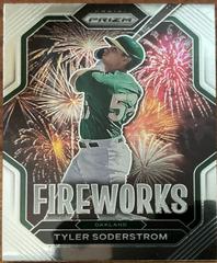 Tyler Soderstrom #F10 Baseball Cards 2023 Panini Prizm Fireworks Prices