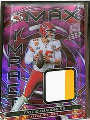 Patrick Mahomes II [Pink Neon] #24 Football Cards 2023 Panini Spectra Max Impact Prices