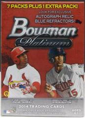 Blaster Box Baseball Cards 2014 Bowman Platinum Prices