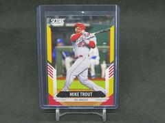 Mike Trout [Gold] #9 Baseball Cards 2021 Panini Chronicles Score Prices