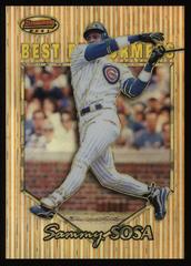 Sammy Sosa [Atomic Refractor] #91 Baseball Cards 1999 Bowman's Best Prices