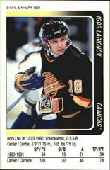 Igor Larionov #42 Hockey Cards 1991 Panini Stickers Prices