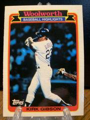 Kirk Gibson #24 Baseball Cards 1989 Topps Woolworth Baseball Highlights Prices
