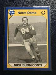 Nick Buoniconti #112 Football Cards 1990 Notre Dame Collegiate Collection Prices