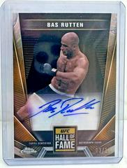 Bas Rutten [Black Refractor] #HFA-BRU Ufc Cards 2024 Topps Chrome UFC Hall of Fame Autograph Prices