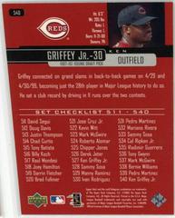 Ken Griffey Jr. [Exclusives Silver] #540 Baseball Cards 2000 Upper Deck Prices