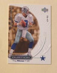 Troy Aikman [Standing Ovation] #15 Football Cards 2000 Upper Deck Ovation Prices