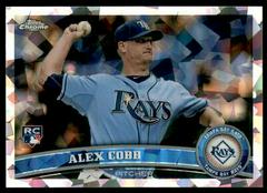Alex Cobb [Atomic Refractor Autograph] #207 Baseball Cards 2011 Topps Chrome Prices