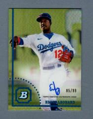 Eddys Leonard [Refractor] #CPA-EL Baseball Cards 2022 Bowman Heritage Chrome Prospect Autographs Prices