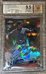 Gleyber Torres [Orange] #AC-GT Baseball Cards 2018 Topps Chrome Sapphire Rookie Autographs Prices