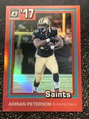 Adrian Peterson [Red] Football Cards 2017 Panini Donruss Optic 1981 Tribute Prices