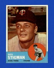 Dick Stigman #89 Baseball Cards 1963 Topps Prices