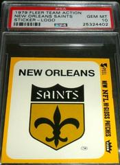 New Orleans Saints [Logo] Football Cards 1979 Fleer Team Action Sticker Prices