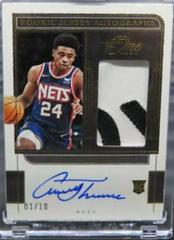 Cameron Thomas [Gold] Basketball Cards 2021 Panini One and One Rookie Jersey Autographs Prices