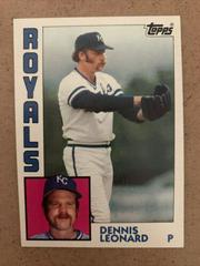 Dennis Leonard #375 Baseball Cards 1984 Topps Prices