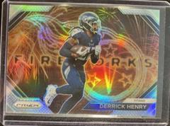 Derrick Henry #F-11 Football Cards 2023 Panini Prizm Fireworks Prices