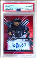 Ichiro [Red] #FA-I Baseball Cards 2022 Topps Finest Autographs Prices