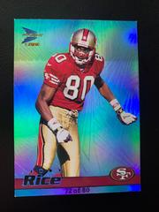 Jerry Rice [Holo Blue] Football Cards 1999 Pacific Prisms Prices