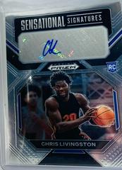 Chris Livingston #SS-CLV Basketball Cards 2023 Panini Prizm Draft Picks Sensational Signatures Prices