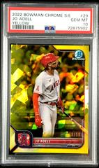 Jo Adell [Sapphire Yellow] #29 Baseball Cards 2022 Bowman Chrome Prices