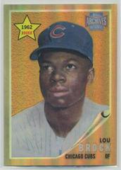 Lou Brock [1962 Reprint] Baseball Cards 2001 Topps Archives Reserve Prices