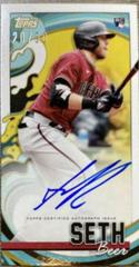 Seth Beer #MA-SB Baseball Cards 2022 Topps Mini Autographs Prices