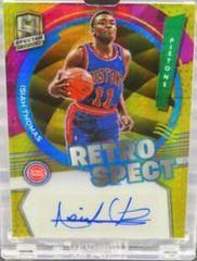 Isiah Thomas [Asia Gold] #RSA-IST Basketball Cards 2021 Panini Spectra RetroSpect Autographs Prices