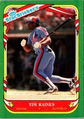 Tim Raines Baseball Cards 1987 Fleer Star Stickers Prices