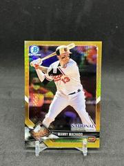 Manny Machado [Gold Refractor] Baseball Cards 2018 Bowman Chrome National Convention Prices
