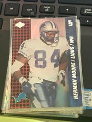 Herman Moore [HoloRed] Football Cards 2000 Collector's Edge T3 Prices