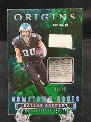 Dallas Goedert [Green] Football Cards 2022 Panini Origins Hometown Roots Prices