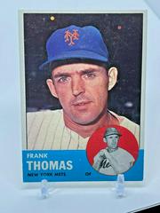 Frank Thomas #495 Baseball Cards 1963 Topps Prices
